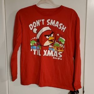 ANGRY BIRDS Christmas Shirt Youth